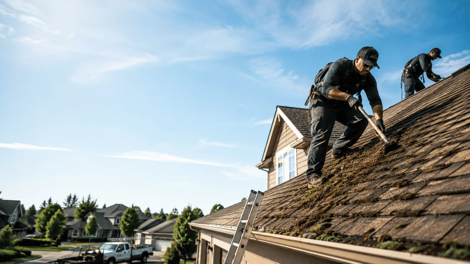 Roof Moss Removal in Streator, IL near me